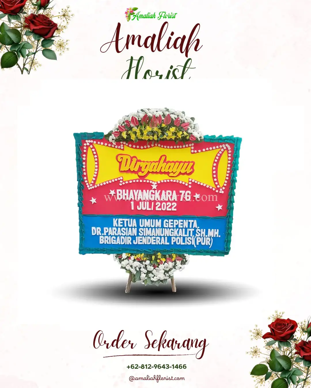 Papan Bunga HUT Ulang Tahun Trucuk